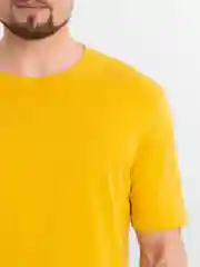 Желтый футболка мужская
