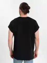 Черный футболка мужская