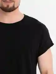 Черный футболка мужская