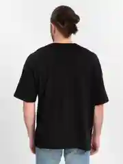 Футболка оверсайз "Штрихкод", унисекс, OverSize T-Shirt, хлопок, черная