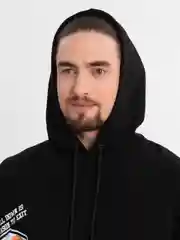 Черный толстовка