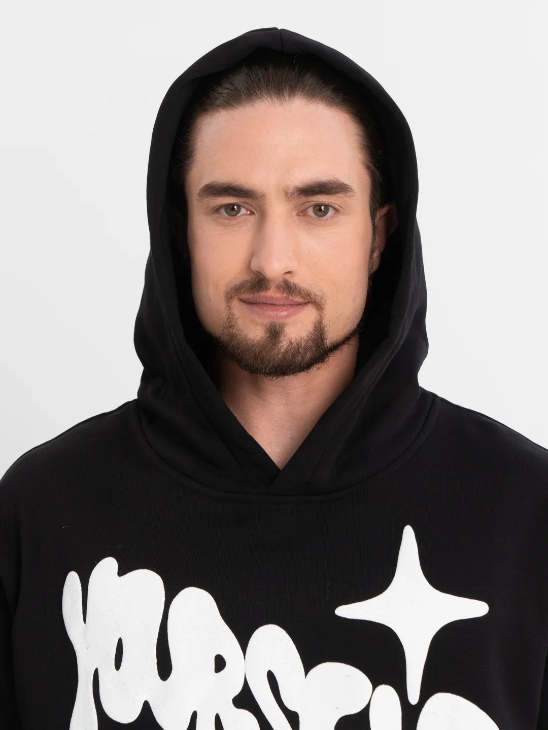 Белый толстовка худи oversize ( оверсайз ) unisex ( унисекс )