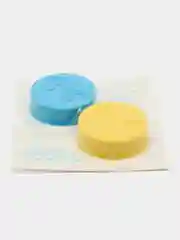 Разноцветный бомбочки для ванны детские соль для ванны, цвет Синий+Желтый
