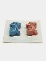 Разноцветный мыльные мелки для ванной Baffy Мелки для рисования, цвет Оранжевый + Синий