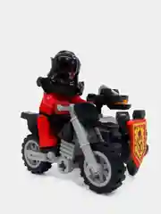 Конструктор "Рыцари на мотоциклах", фигурка в комплекте, совместимо с Лего (LEGO)