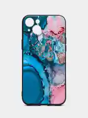 Хаки чехол для iPhone 15 Plus с принтом, с рисунком (Айфон 15 Плюс)