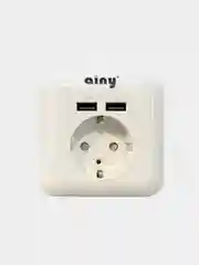 Розетка внутренняя с двумя USB портами