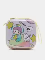 Бордовый кошелек детский