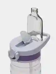 Сиреневый бутылка для воды в школу, для спорта, на прогулку , в машину, в офис 650 мл