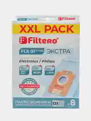 Пылесборники Filtero FLS 01 (S-bag) XXL Экстра, для Electrolux, Philips, 8 штук + фильтр