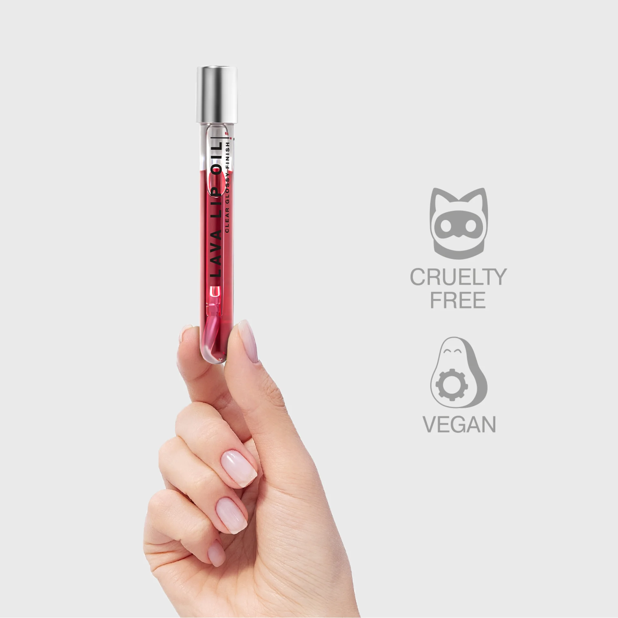 Двухфазное масло для губ Influence Beauty Lava lip oil, тон 01