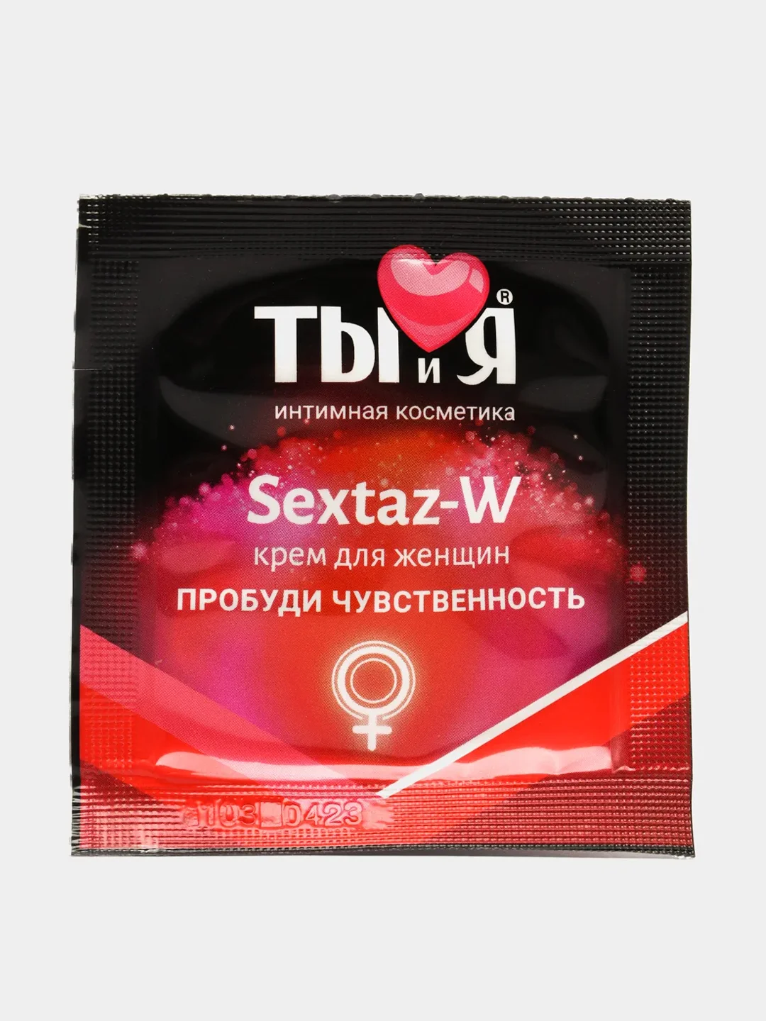 Коралловый крем Sextaz-W с возбуждающим эффектом для женщин "ТЫ и Я"