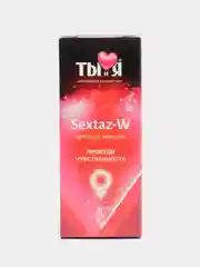 Кораллово-розовый крем Sextaz-W с возбуждающим эффектом для женщин "ТЫ и Я"