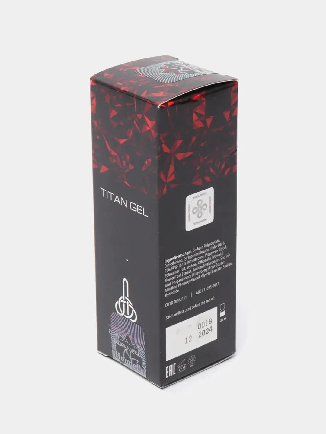 Гель-лубрикант для мужчин TITAN GEL TANTRA для увеличения члена