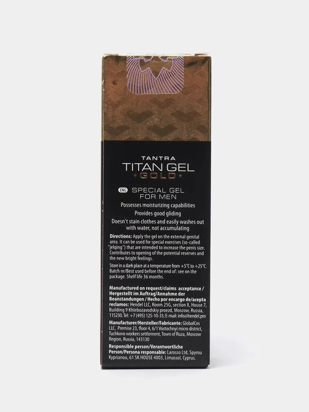 Гель для увеличения члена Titan Gel Gold Tantra - 50 мл