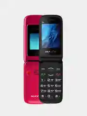 Розовый кнопочный телефон-раскладушка Maxvi E8, с камерой, аккумулятор 1250мАч