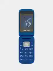 Красный кнопочный телефон-раскладушка Maxvi E5, с камерой, аккумулятор 1500 мАч