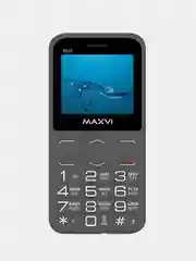Коричневый мобильный телефон Maxvi B231, БОЛЬШИЕ КНОПКИ, С КАМЕРОЙ, АККУМУЛЯТОР 1400мАч