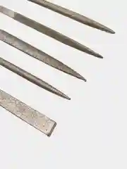 Набор надфилей алмазных KRANZ 140х50х3 мм, 5 шт