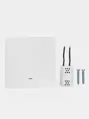 Белый умный выключатель с Алисой Wi-Fi с конденсатором, настенный