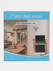 Белый умный выключатель с Алисой Wi-Fi с конденсатором, настенный