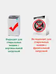 Голубой фильтр для сбора грязи, волос и шерсти из стиральной машины