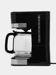 Кофеварка капельная с таймером  24 ч, стеклянная колба 1,8 л, корпус пластик, отделка нерж