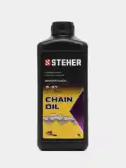 Цепное минеральное масло для бензо и электропил, STEHER 1 л