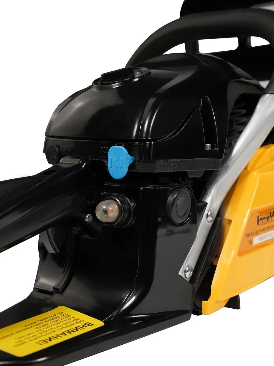 Бензопила цепная Partner for Garden GS 518 3,5 л.с, мощность 2,4 кВт, легкий запуск