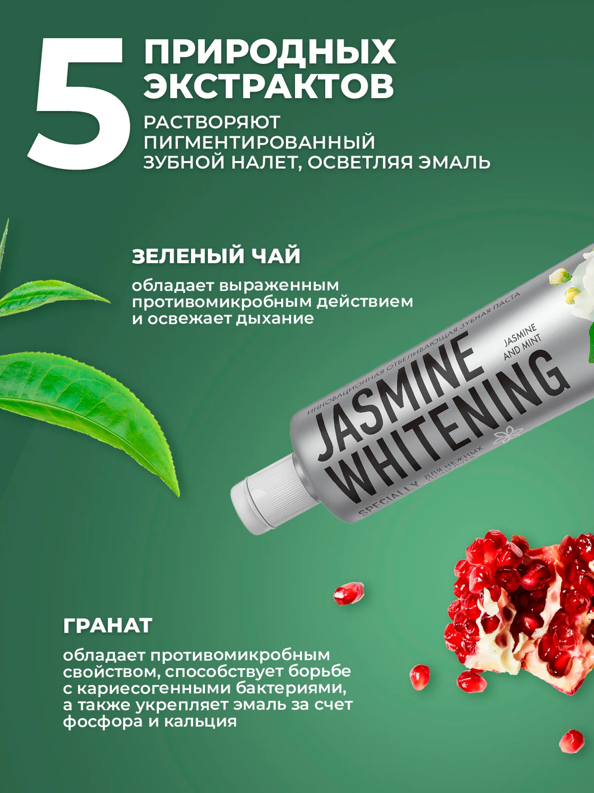 Зубная паста Splat Special Whitening "Жасмин", 75 мл