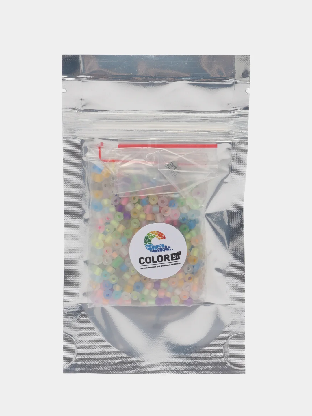 Бисер светящийся 25 гр, диаметр 4 мм, Color Si