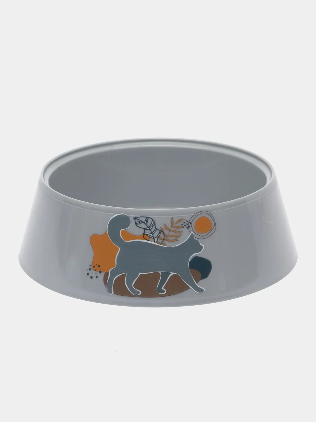 Серый меланж миска Cats, 0,3 л
