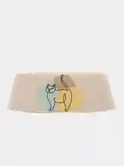Бежевый меланж миска "Мур-мяу" для кошек, 0,3 л
