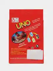 Красный настольная карточная игра UNO с русскими правилами (УНО классическая, ДОС, Аднуно Флип)