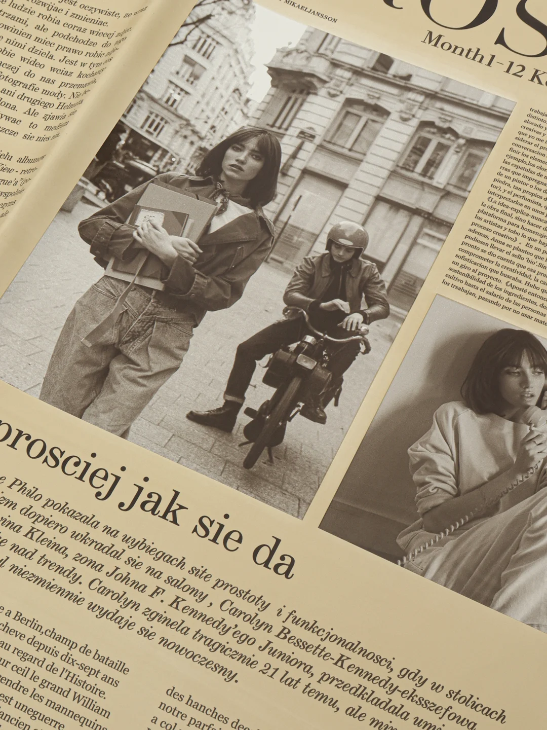 Фотофон "Газета" для предметной съемки, упаковочная бумага, 4 листа, Color Si