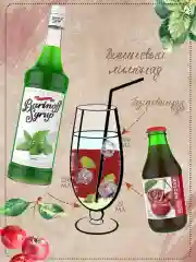 Сироп для кофе и коктелей Barinoff Мятный, 1л