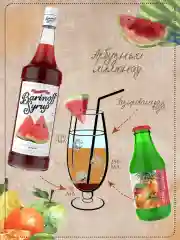 Сироп Barinoff "Арбуз", для кофе и коктелей,  1 л