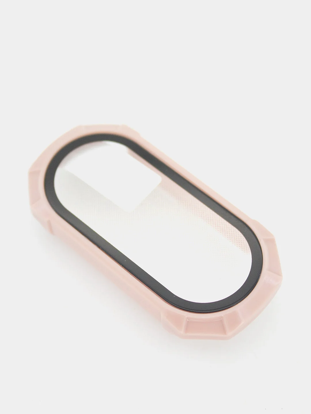 Пудровый защитное стекло и бампер для Xiaomi Mi Band 8