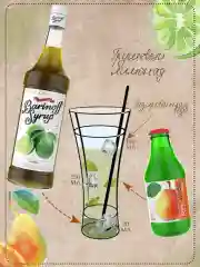 Сироп Barinoff Лайм, для кофе и коктейлей, 1л