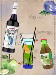 Сироп Barinoff "Голубой Кюрасао", для кофе и коктейлей, 1 л