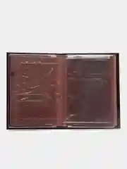 Коричневый обложка для автодокументов