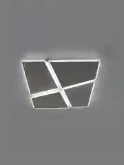 Белый управляемая потолочная светодиодная люстра без пульта Estares Aero 72W ON/OFF ,до 20 кв.м