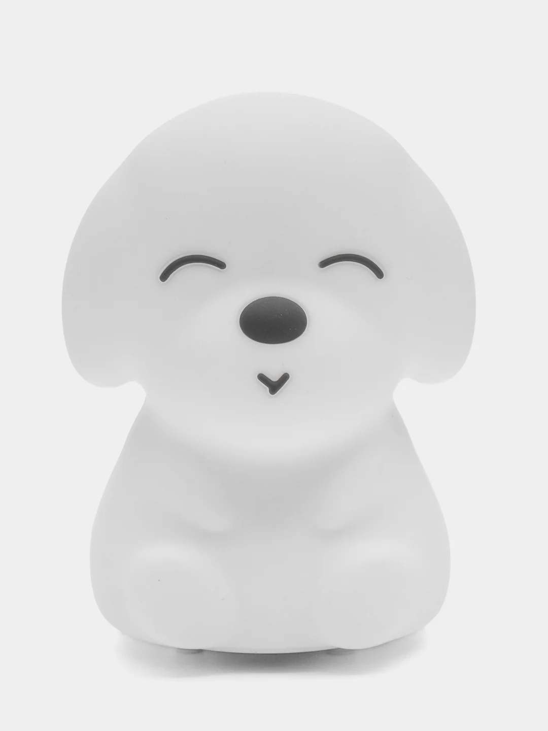 Ночник силиконовый  "Собачка", USB, аккумулятор 1200 мАч, 3000К, RGB, 7 цветов