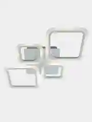 Белый управляемая потолочная люстра светодиодная с пультом Estares Oval 80W 4S ,до 20 кв.м
