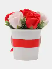 Карамельный букет из вспененного мыла , подарок на Новый год маме,сестре,коллеге ,подарочный набор