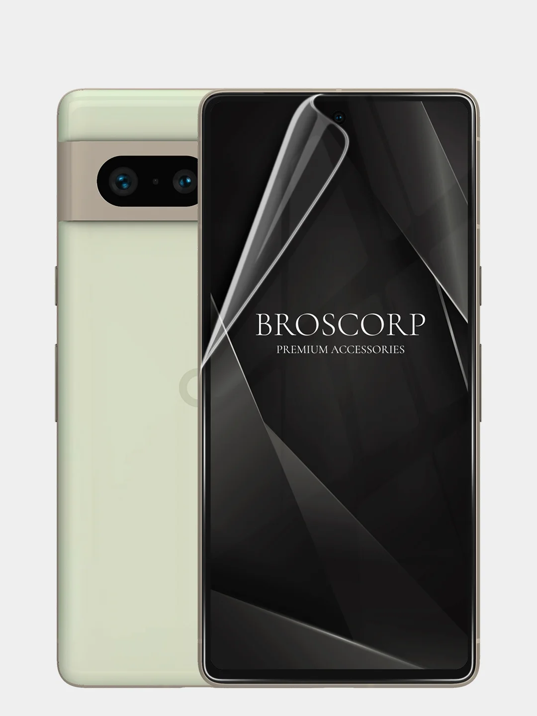 1-2 шт, защитная плёнка для Google Pixel 8/8 Pro/7 Pro/7/6a/6 Pro гидрогелевая BROSCORP