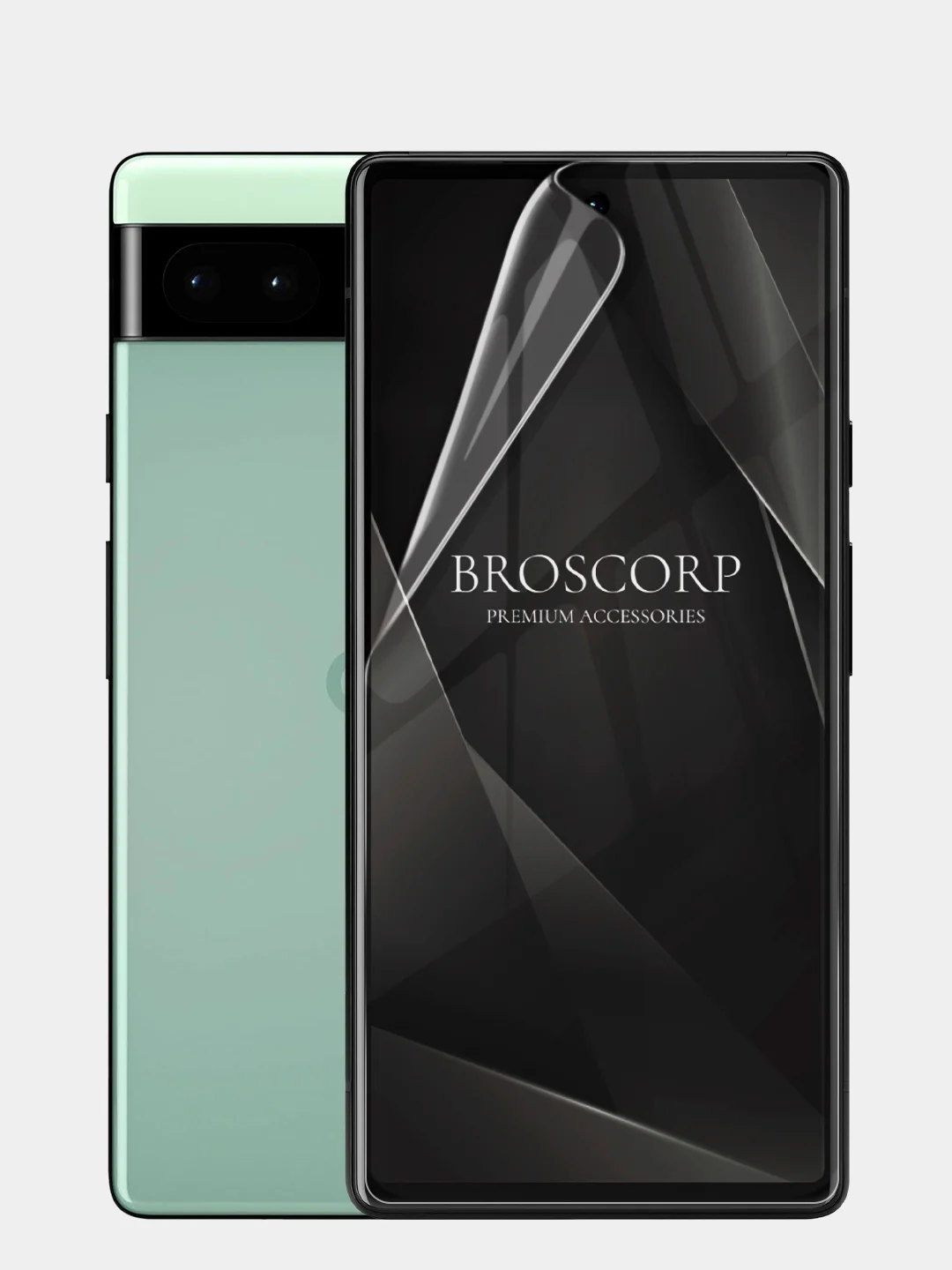 1-2 шт, защитная плёнка для Google Pixel 8/8 Pro/7 Pro/7/6a/6 Pro гидрогелевая BROSCORP