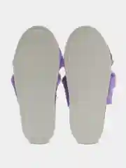 Фиолетовый тапочки домашние женские из искусственного меха, ЖКК/сирень
