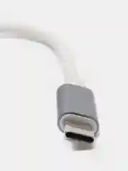 Серый usb-хаб, разветвитель на 4 порта, Type-C, переходник Hub 3.0, концентратор