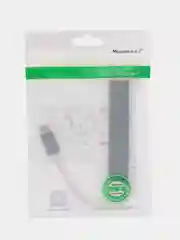 Серый usb-хаб, разветвитель на 4 порта, Type-C, переходник Hub 3.0, концентратор